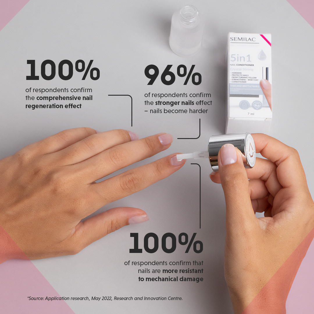 Nail Conditioner - Nail Power Therapy 5in1 Crystal Strong - 7 ml-Negleolie-Semilac-NR Kosmetik