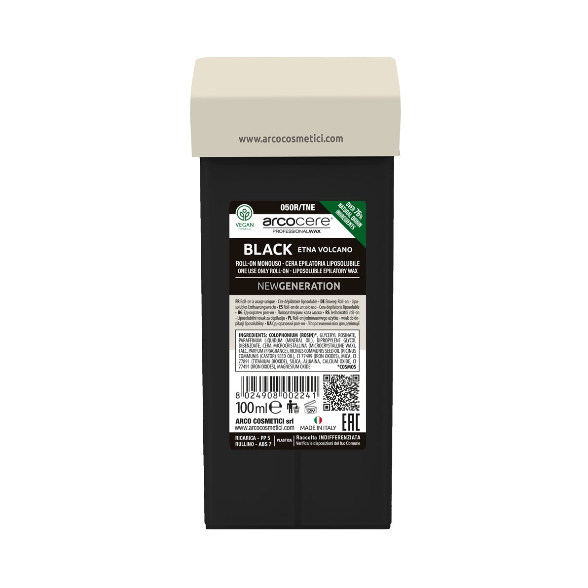 Vokspatron - Black - 100 ml-Voks-ARCOCERE-NR Kosmetik