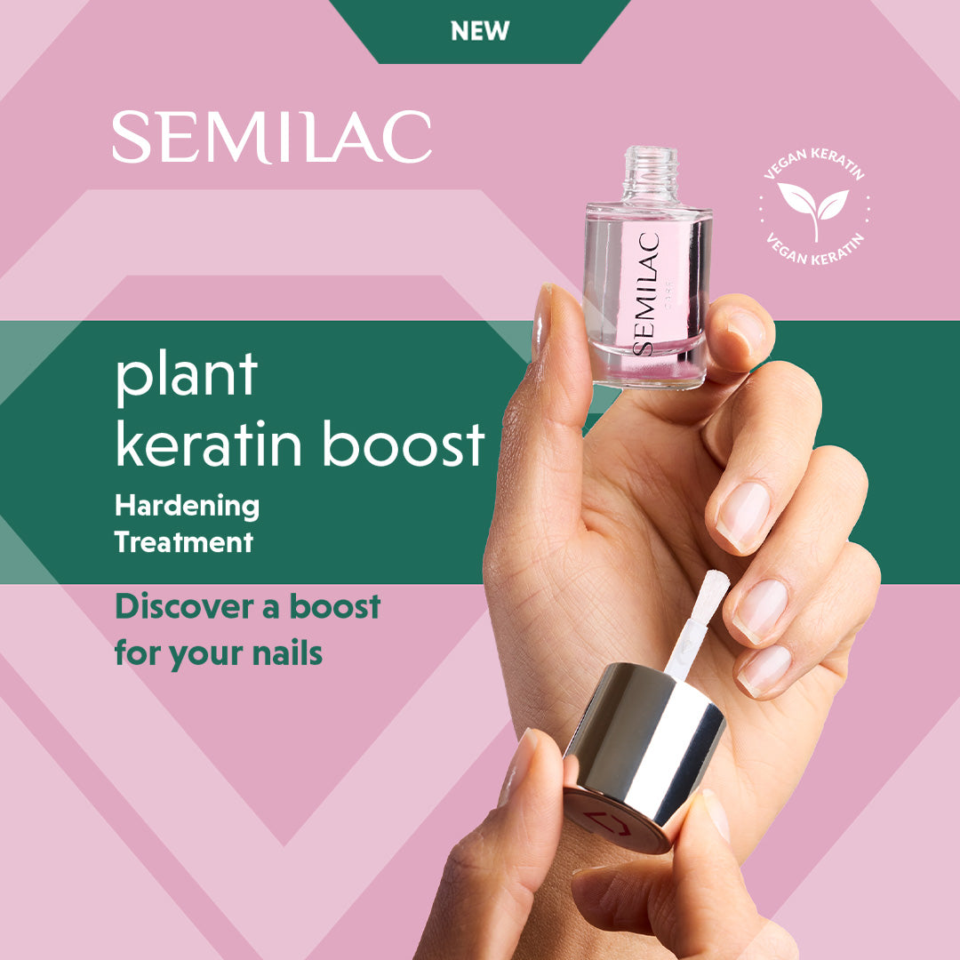 Plant Keratin Boost - Nail Hardening Conditioner - 11 ml-Pleje-Semilac-NR Kosmetik