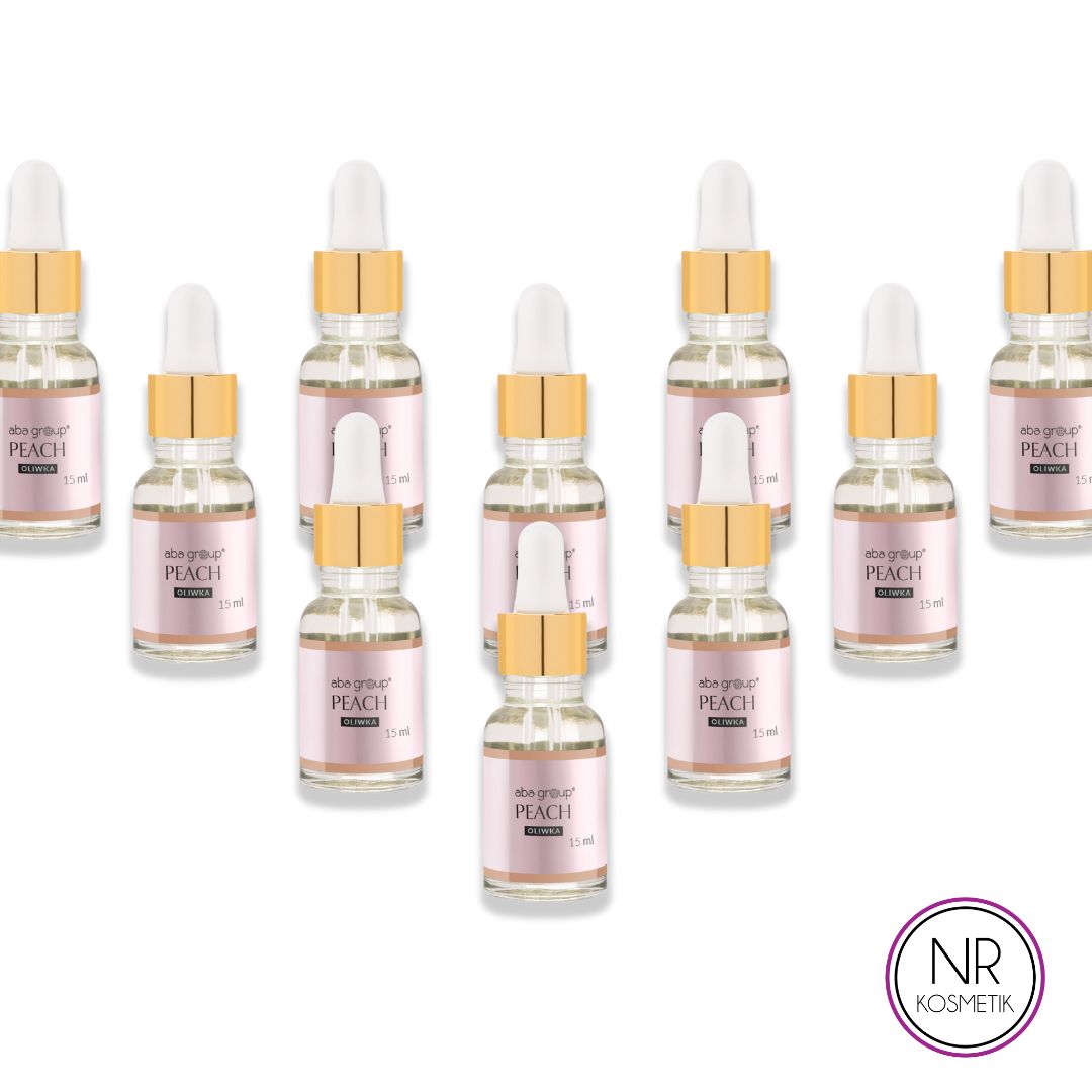 Negleolie Peach - 15 ml - 10 stk-Negleolie-ABA-NR Kosmetik