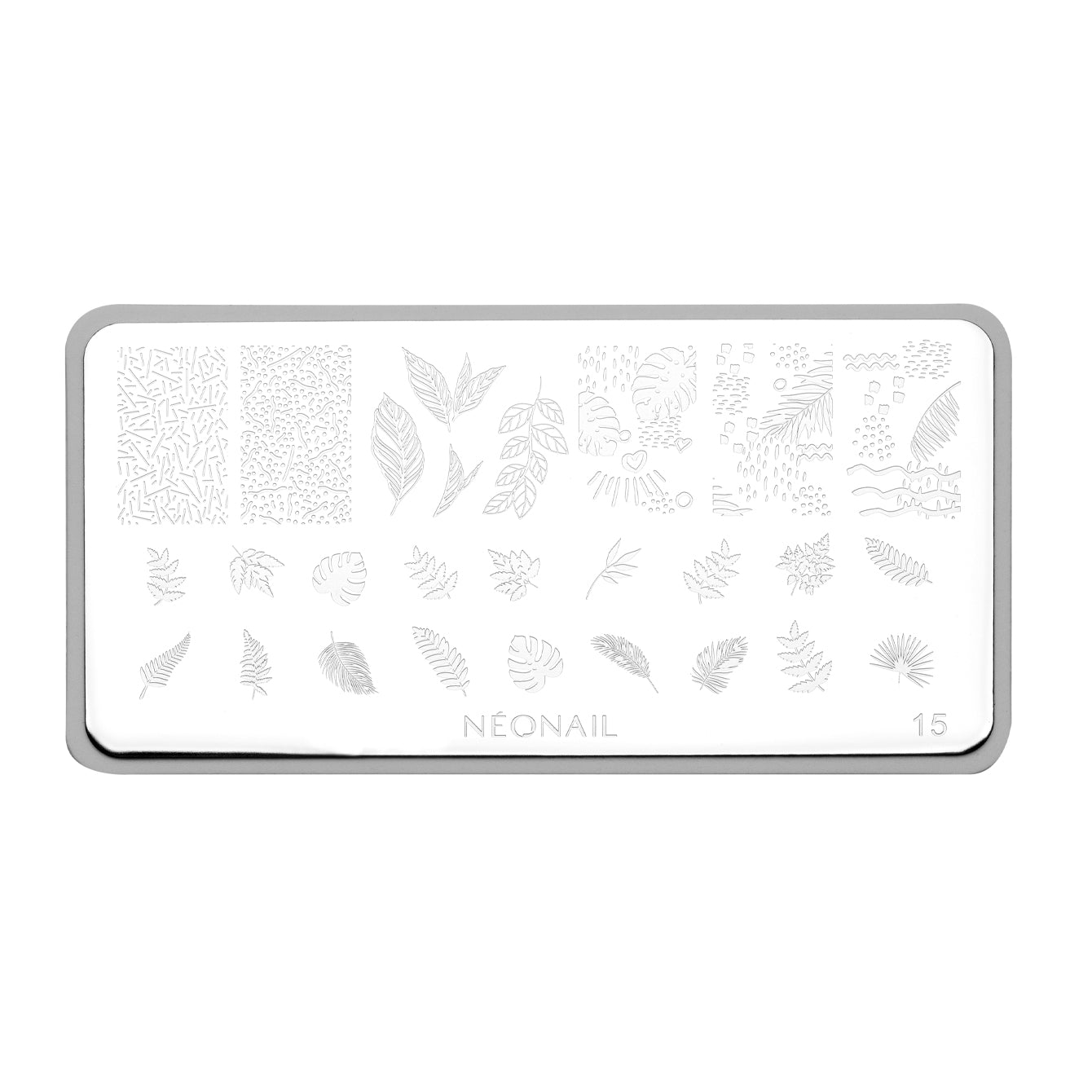 Stamping Plate #15-Neglepynt-NeoNail-NR Kosmetik