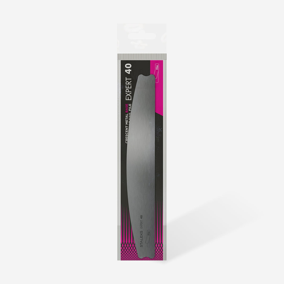 40 Crescent metal base for nail file-STALEKS-NR Kosmetik