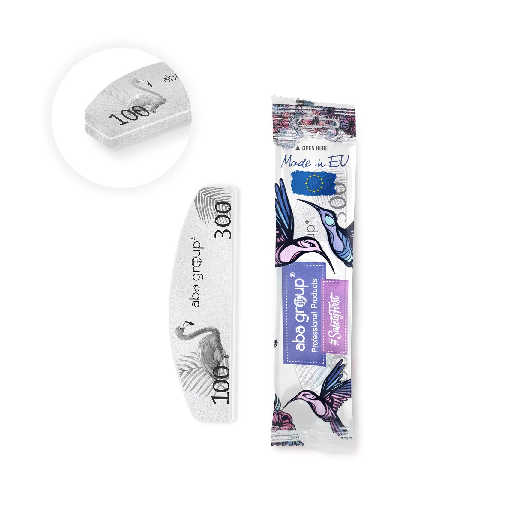 Mini Buffer Moon FLAMINGO 100/300-Buffer-ABA-NR Kosmetik