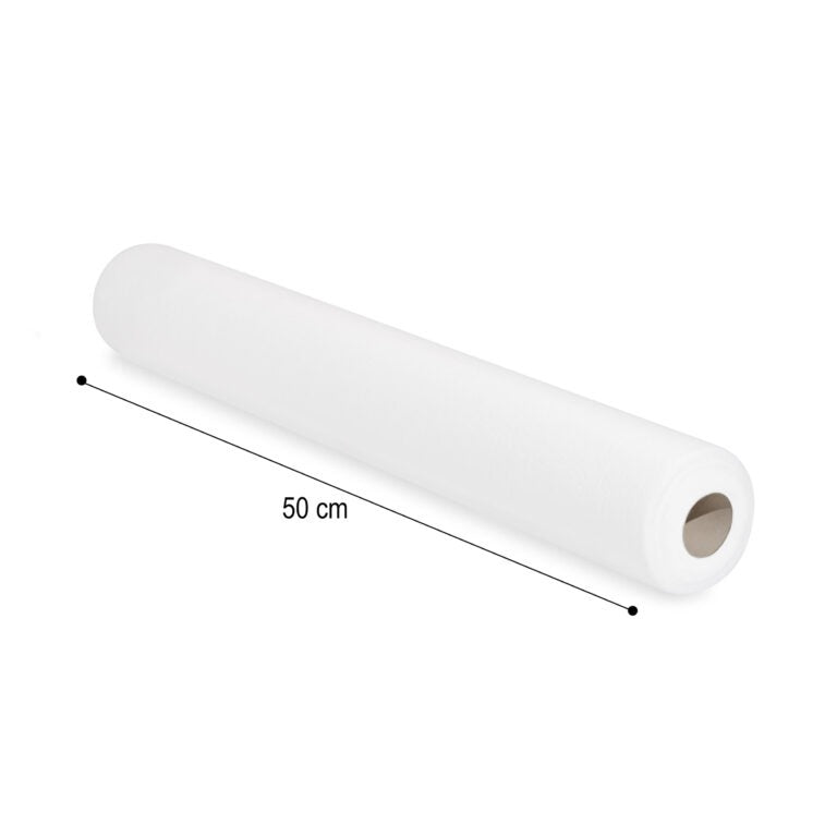 Engangslagen - Hvid 50 cm x 50 m / 14gm2-Hygiejne-ABA-NR Kosmetik
