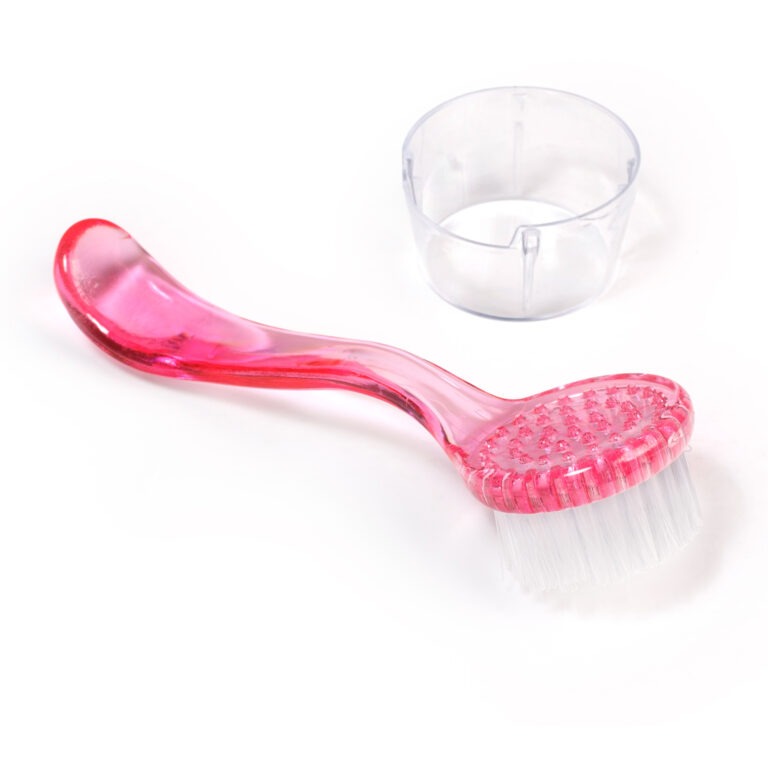 Rund neglebørste - Pink-ABA-NR Kosmetik