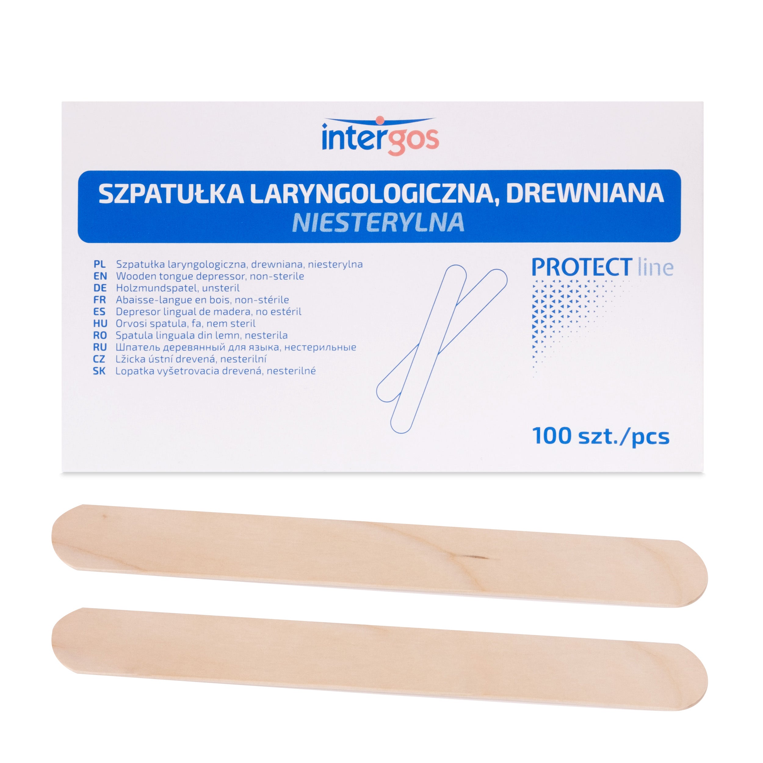 Træ Spatel til Voks - 15 cm x 1,5 cm - 100 stk-Tilbehør-ABA-NR Kosmetik