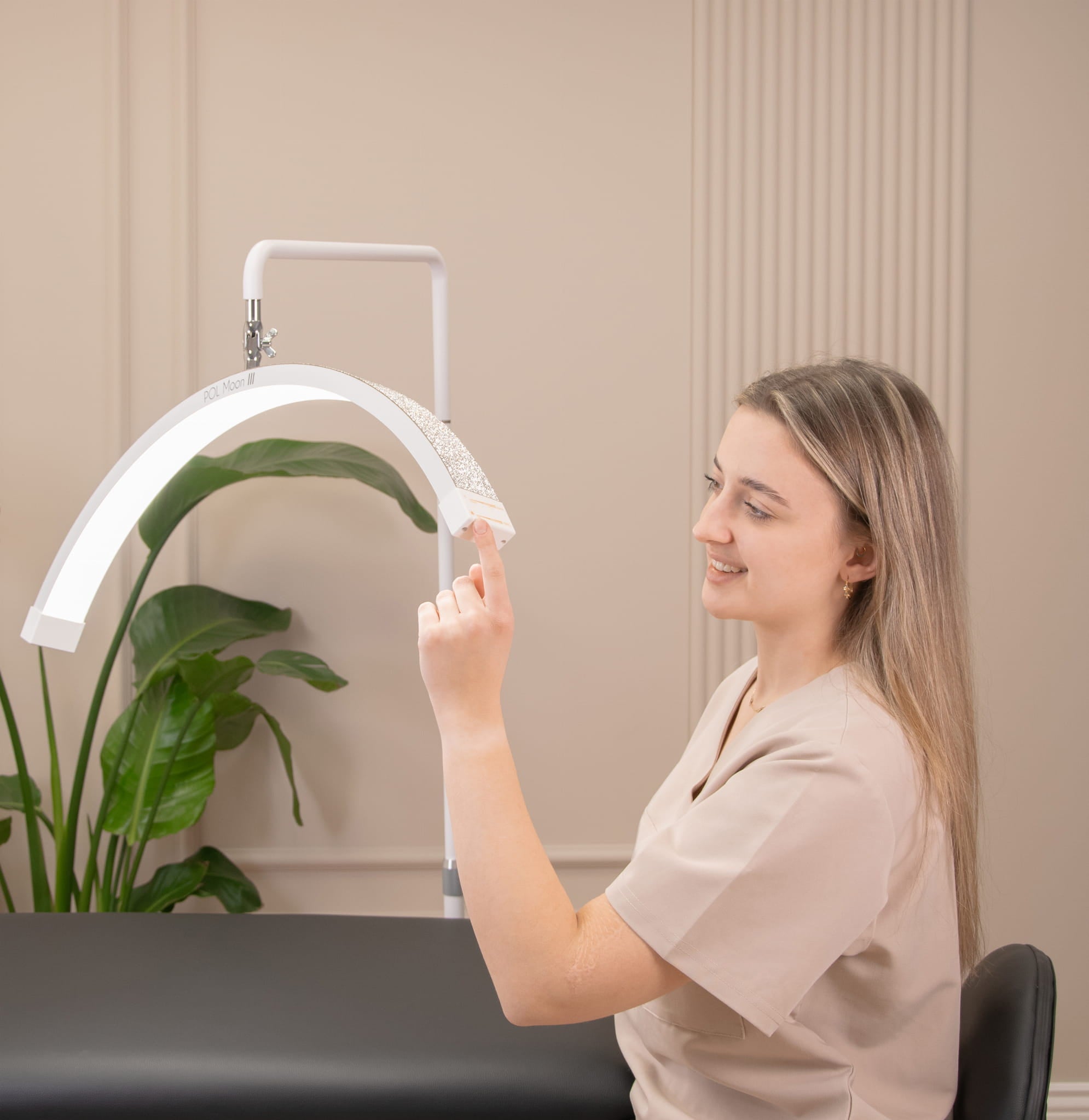 MOON Light med Sten POOL III - Hvid-LED Lampe-I-Coucou-NR Kosmetik