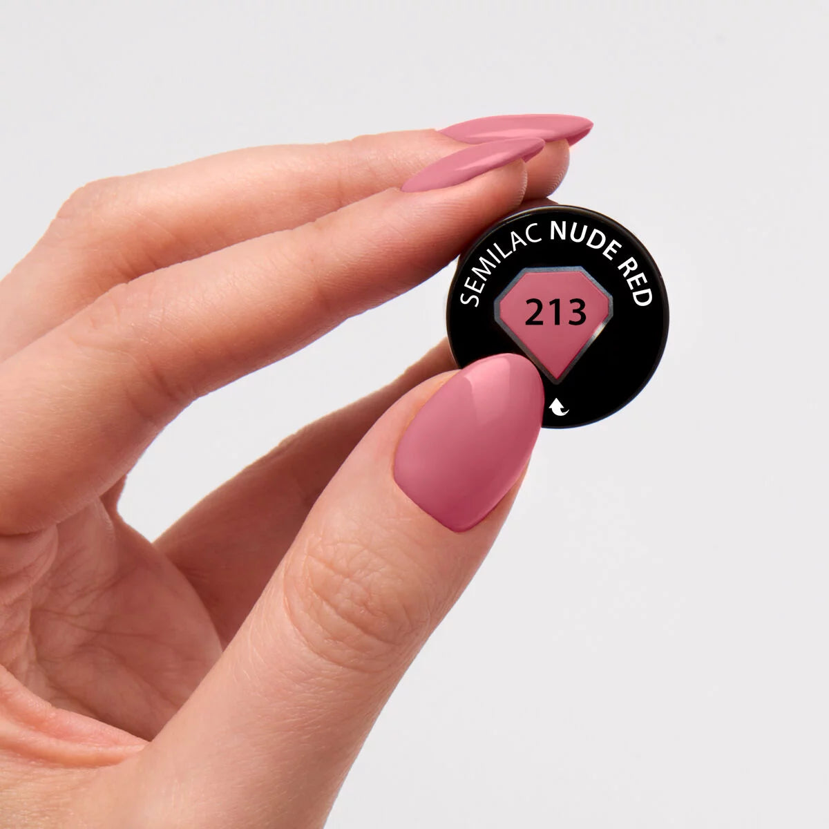 Gelpolish 213 Nude Red - 7 ml-Gelpolish-Semilac-NR Kosmetik