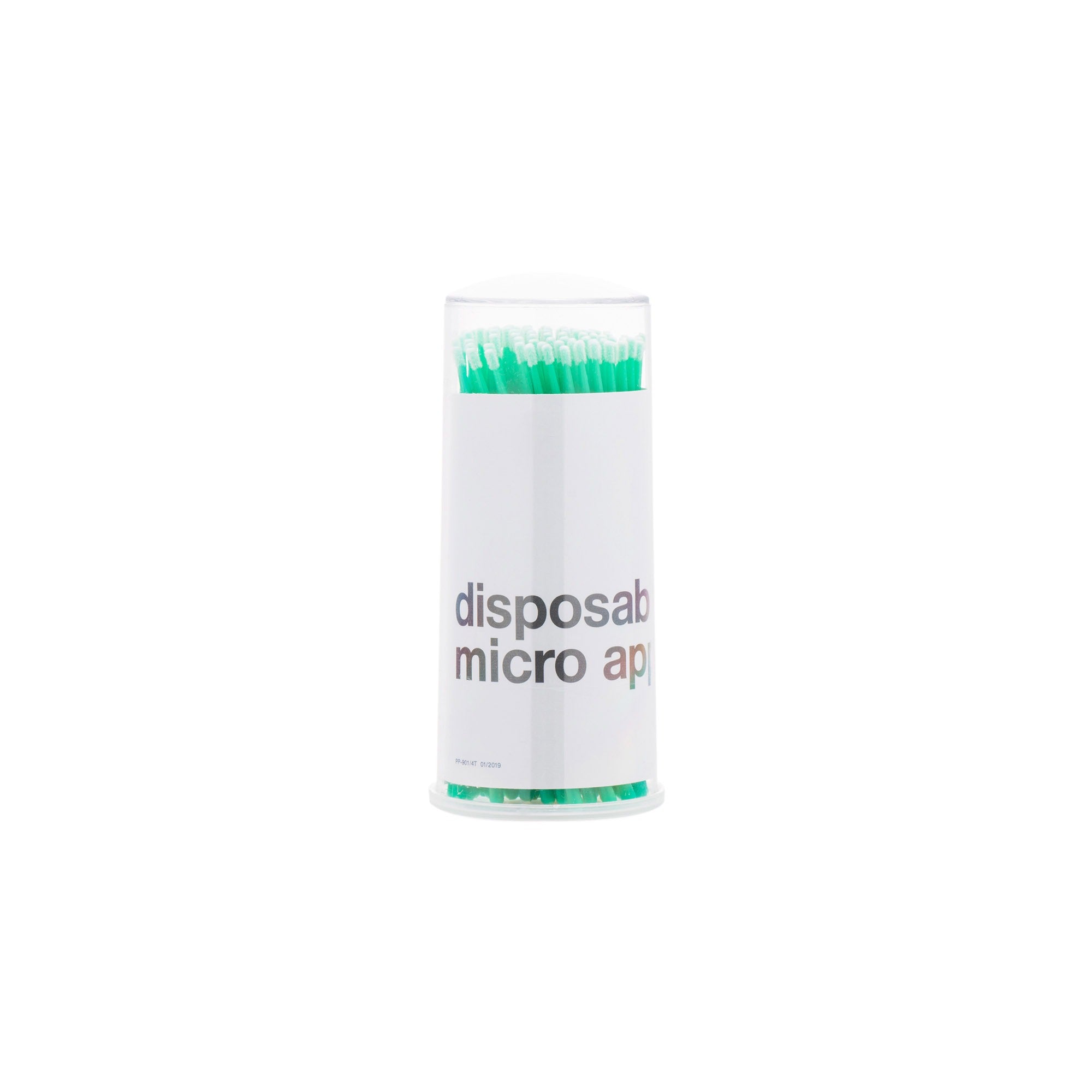 Micro Brush Applikator 2 mm Grøn - 100 stk-vipper tilbehør-ABA-NR Kosmetik