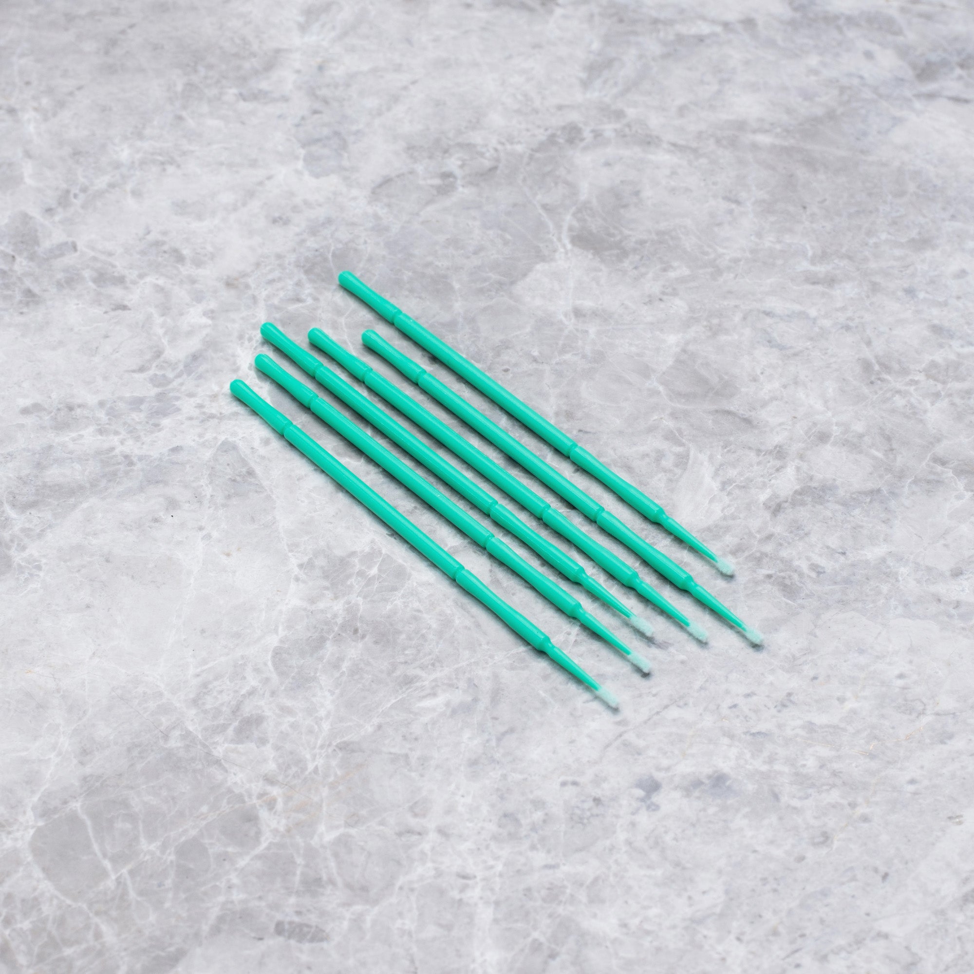 Micro Brush Applikator 2 mm Grøn - 100 stk-vipper tilbehør-ABA-NR Kosmetik