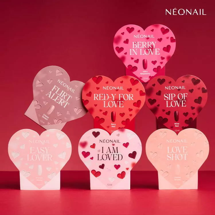 Gelpolish 11623-7 - Juicy Raspberry med hjerte boks BERRY IN LOVE - 7,2 ml *-Gelpolish-NeoNail-NR Kosmetik