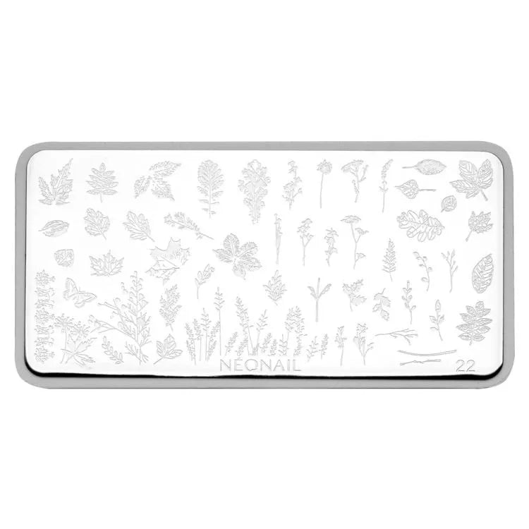 Stamping Plate #22-Neglepynt-NeoNail-NR Kosmetik