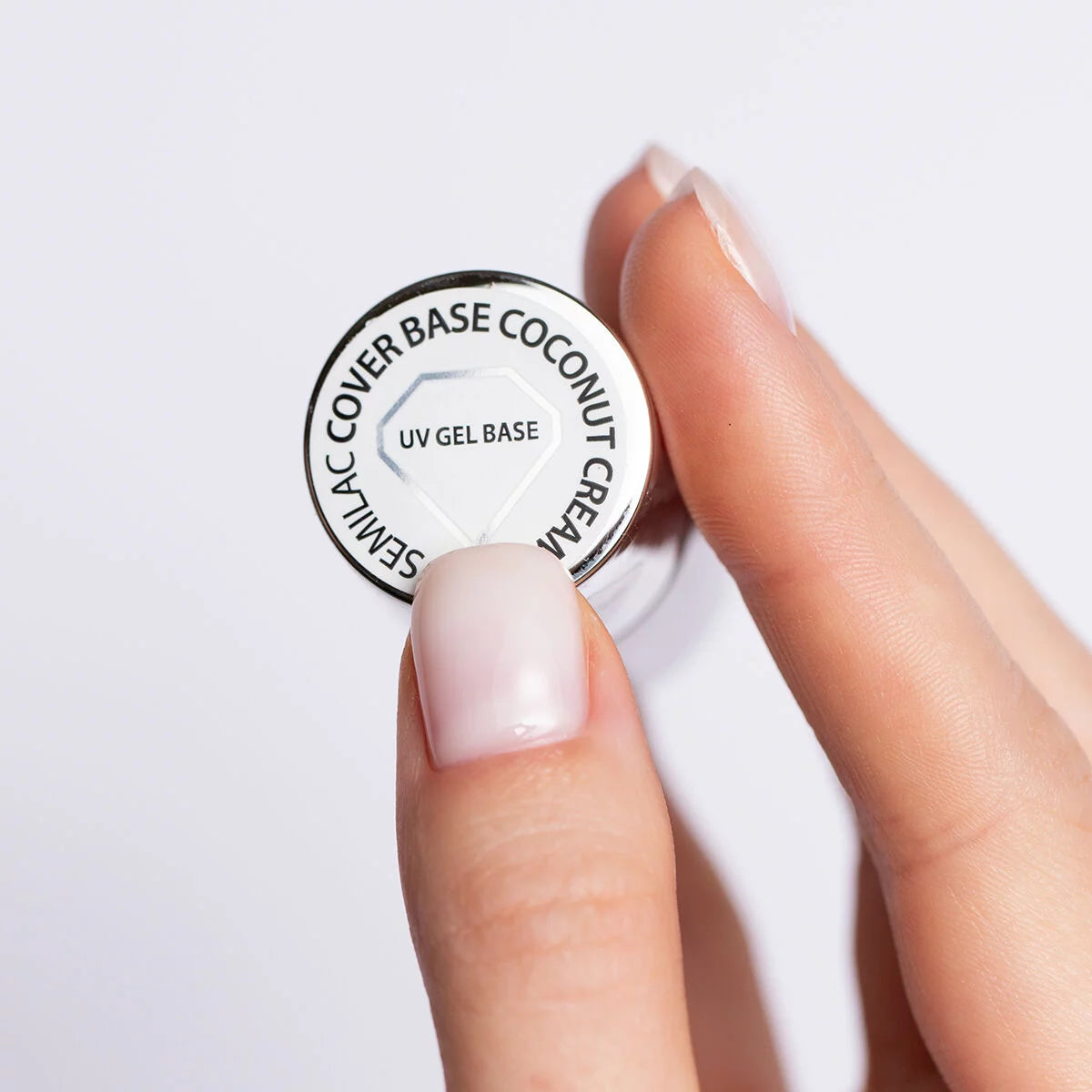 Skin Tone Cover Base - Coconut Cream 7 ml-UV Hybrid TOP/BASE-Semilac-NR Kosmetik