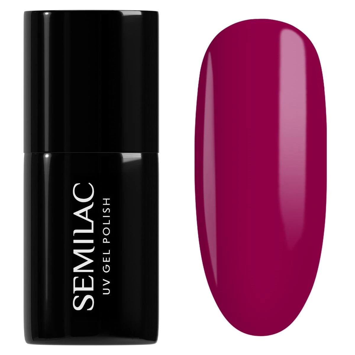 Gelpolish 436 Powerful Burgundy - 7 ml-UV Hybrid-Semilac-NR Kosmetik