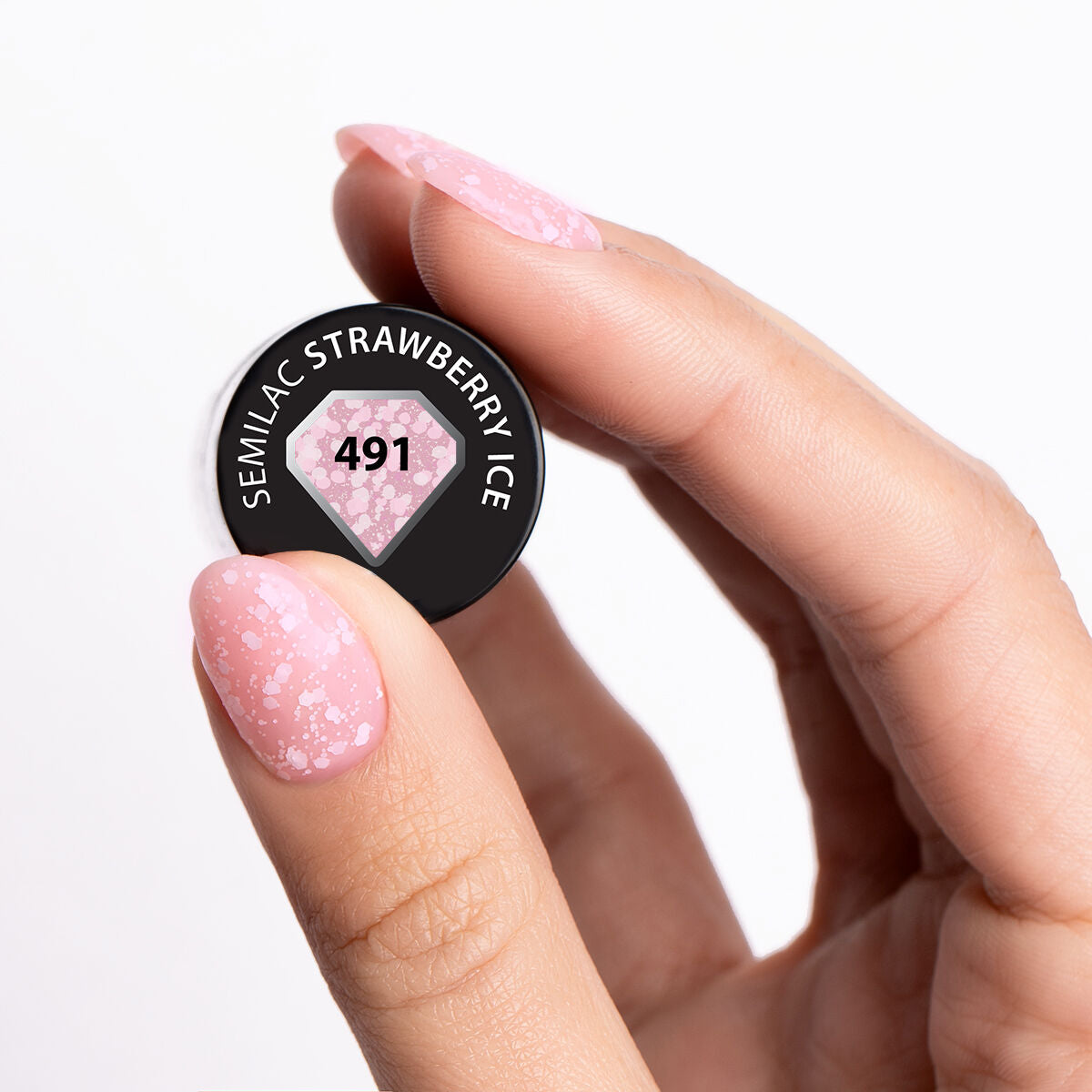 UV Hybrid 491 Strawberry Ice 7 ml-UV Hybrid-Semilac-NR Kosmetik
