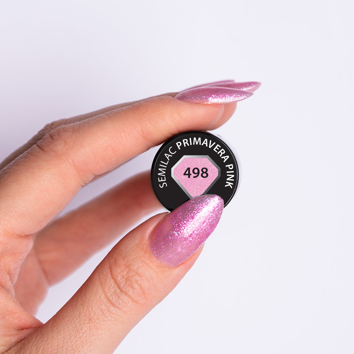 Gelpolish 498 Primavera Pink - 7 ml-UV Hybrid-Semilac-NR Kosmetik