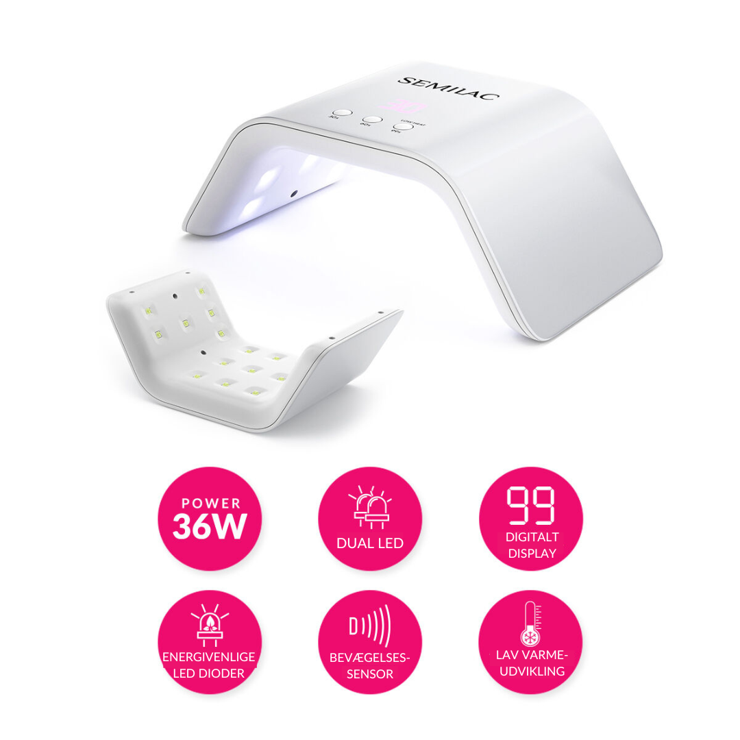 Lampe UV LED 24/36W-Lampe-Semilac-NR Kosmetik