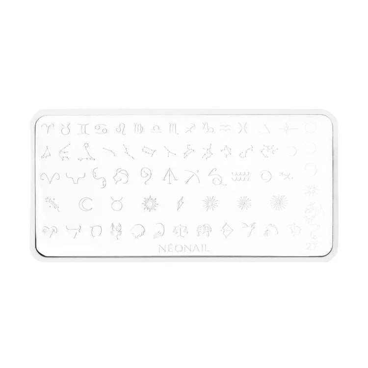Stamping Plate #27-Neglepynt-NeoNail-NR Kosmetik