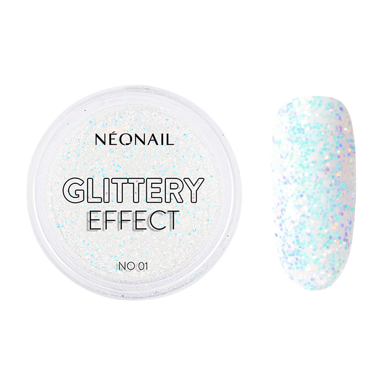 Neglepynt - Glittery Effect No 01 - 2g-Neglepynt-NeoNail-NR Kosmetik