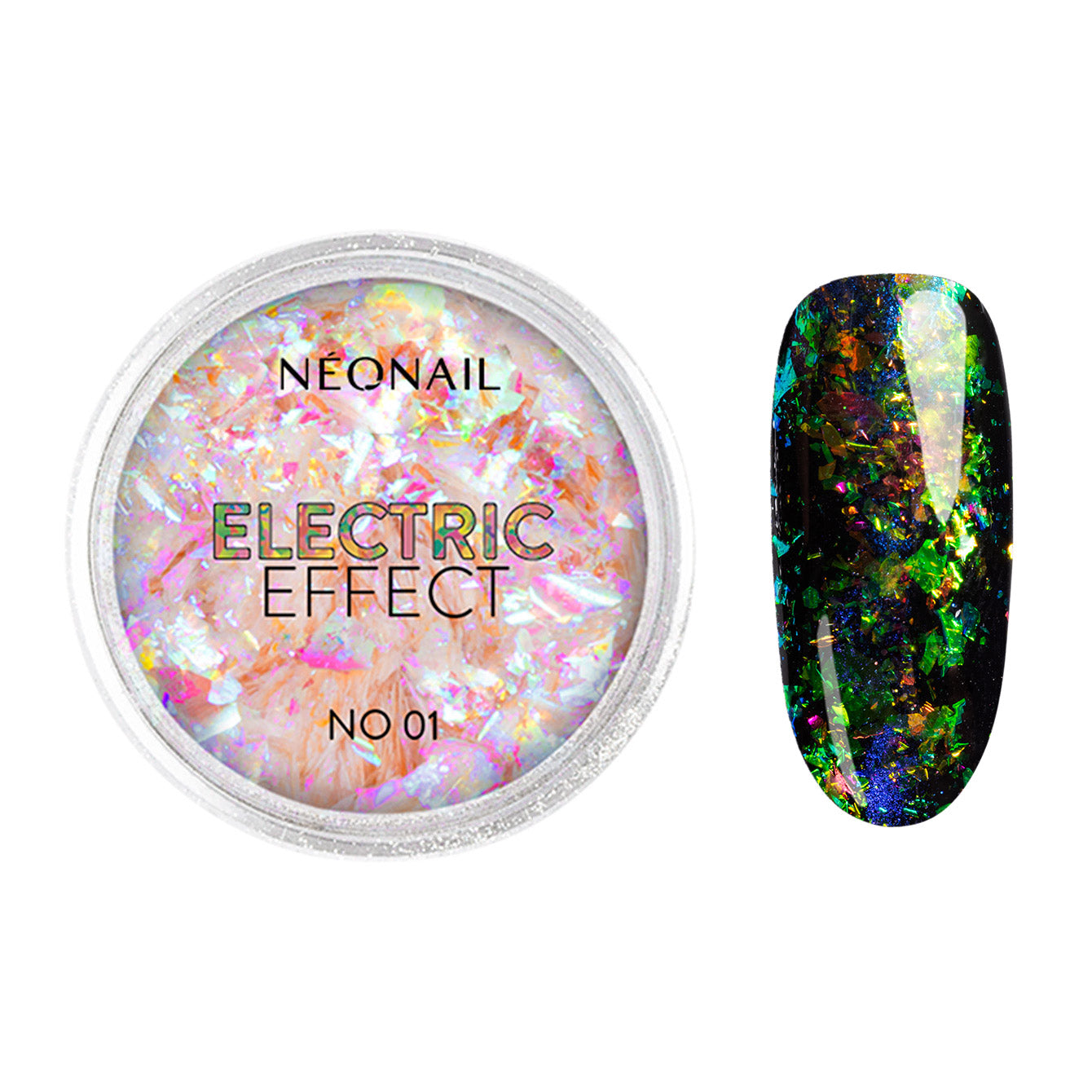 Neglepynt - Electric Effect 01 - 0,3g-Neglepynt-NeoNail-NR Kosmetik
