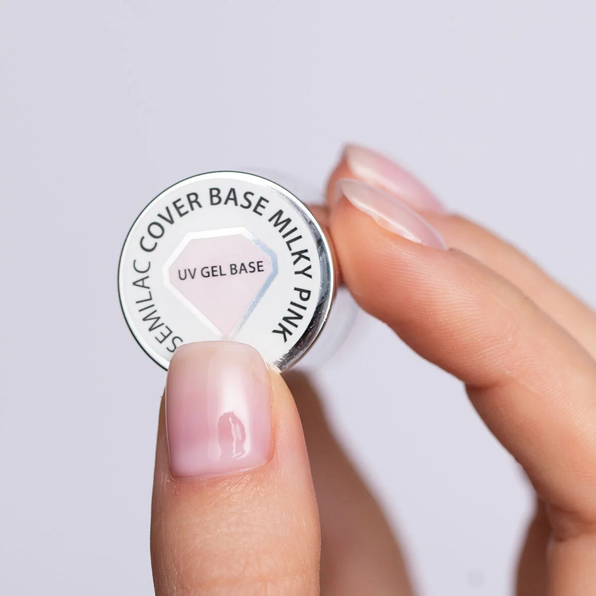Skin Tone Cover Base - Milky Pink 7 ml-UV Hybrid TOP/BASE-Semilac-NR Kosmetik