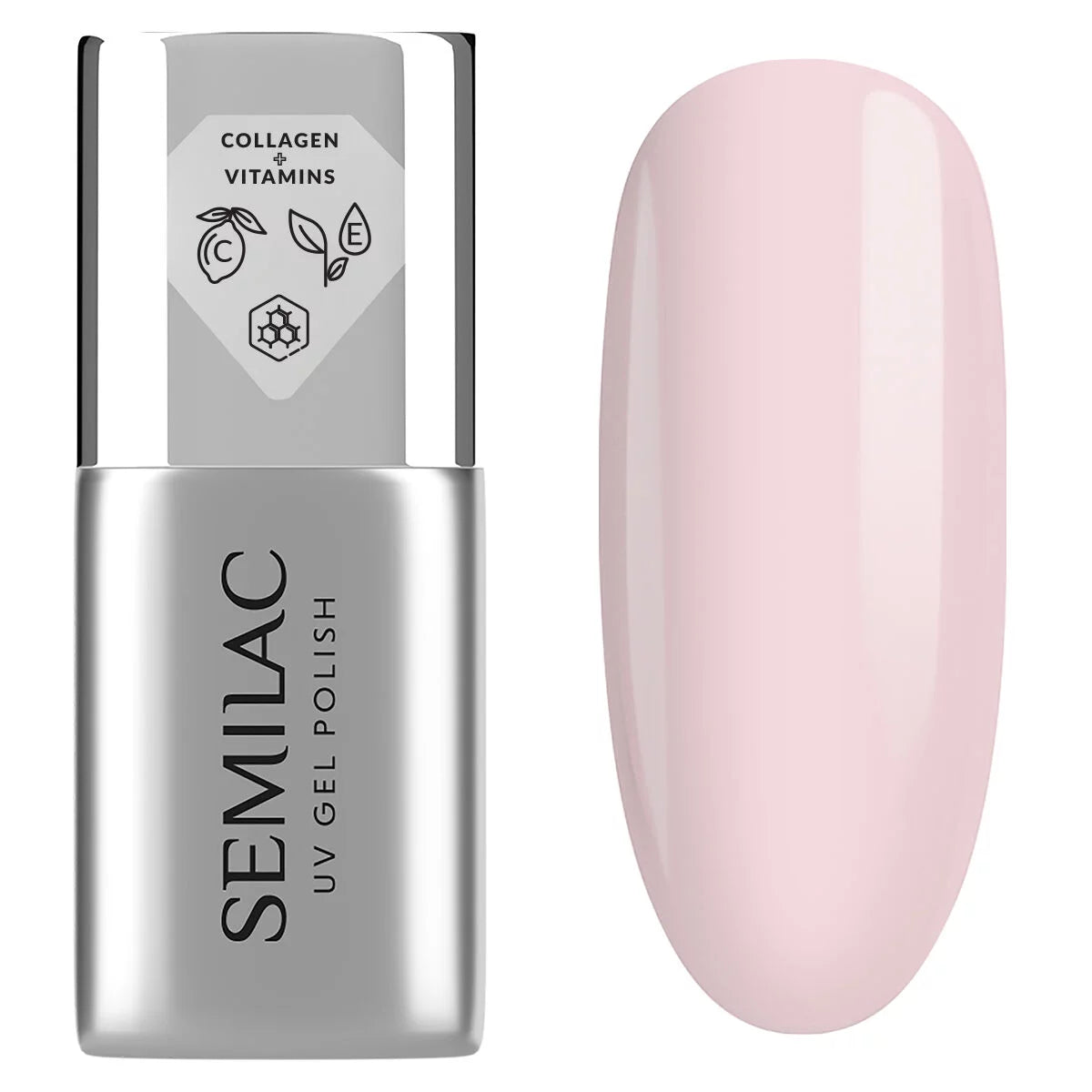 Collagen Base Soft Pink 7 ml-Semilac-NR Kosmetik