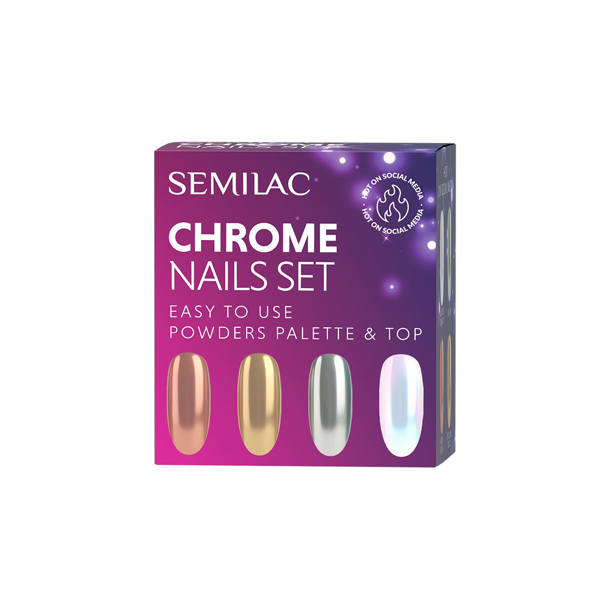 Semilac Chrome Nails Set-Effekter-Semilac-NR Kosmetik