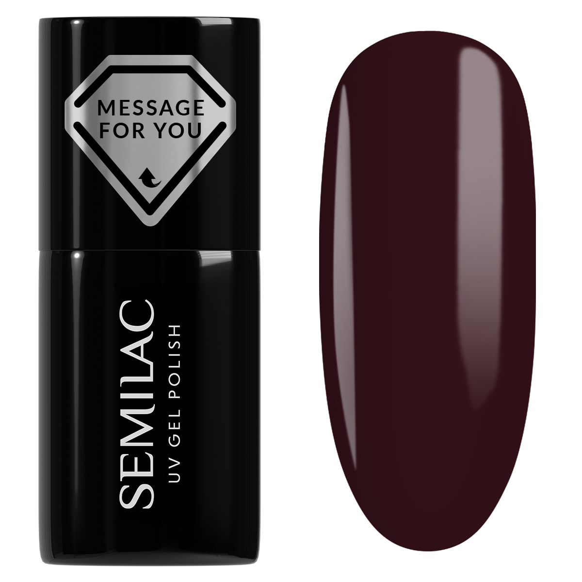 Gelpolish 740 Deep Plum 7 ml -Gelpolish-Semilac-NR Kosmetik