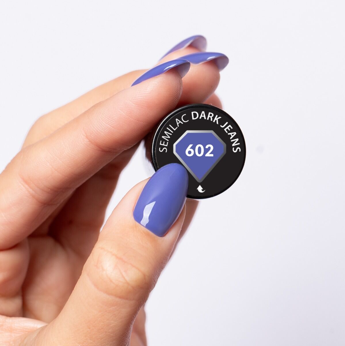 Gelpolish 602 Dark Jeans - 7 ml-UV Hybrid-Semilac-NR Kosmetik