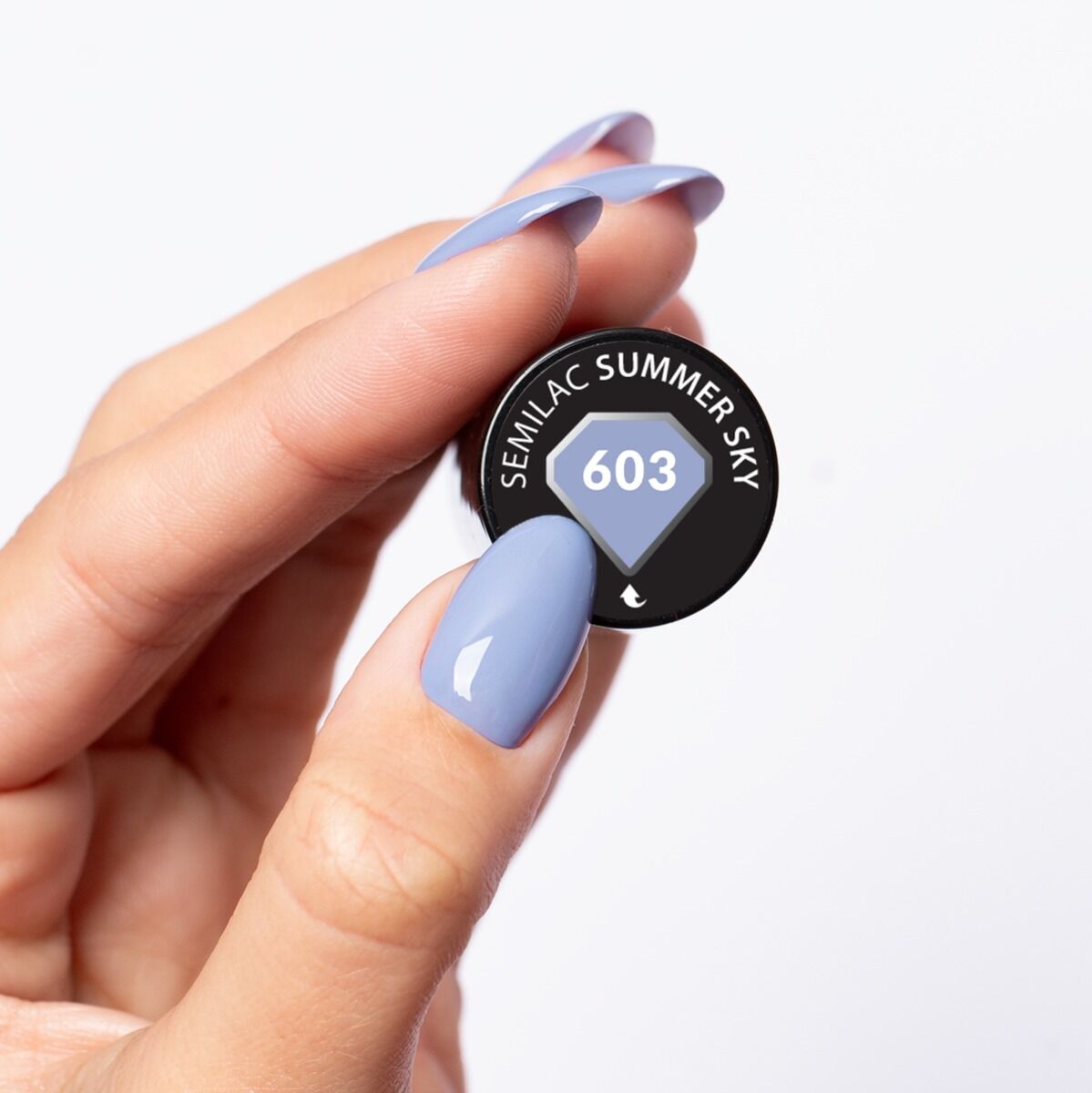Gelpolish 603 Summer Sky - 7 ml-UV Hybrid-Semilac-NR Kosmetik