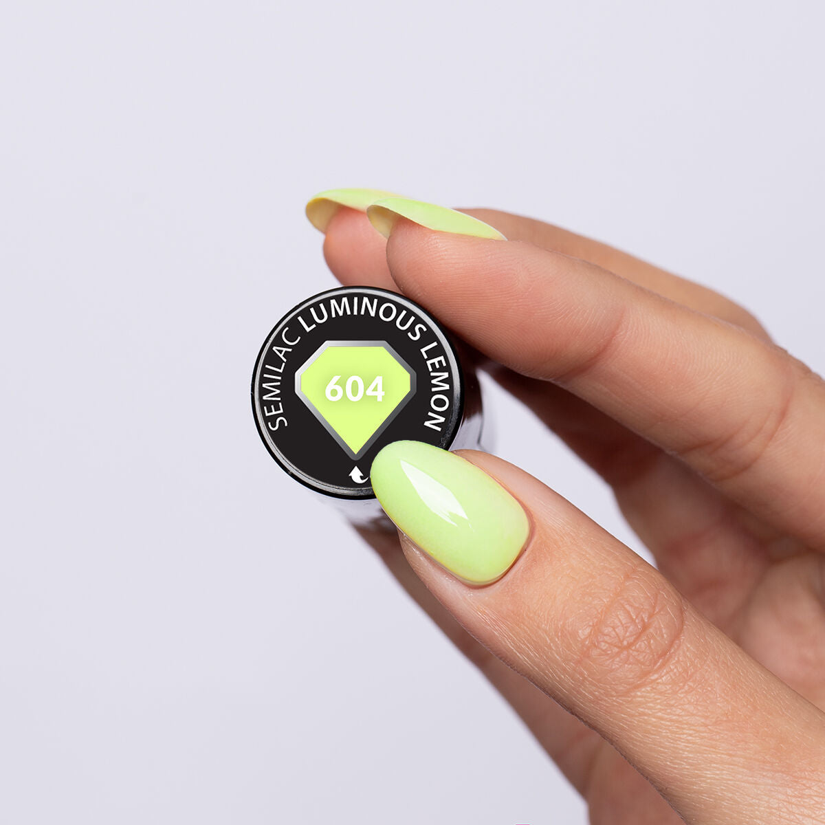 Gelpolish 604 Luminous Lemon - 7 ml-UV Hybrid-Semilac-NR Kosmetik