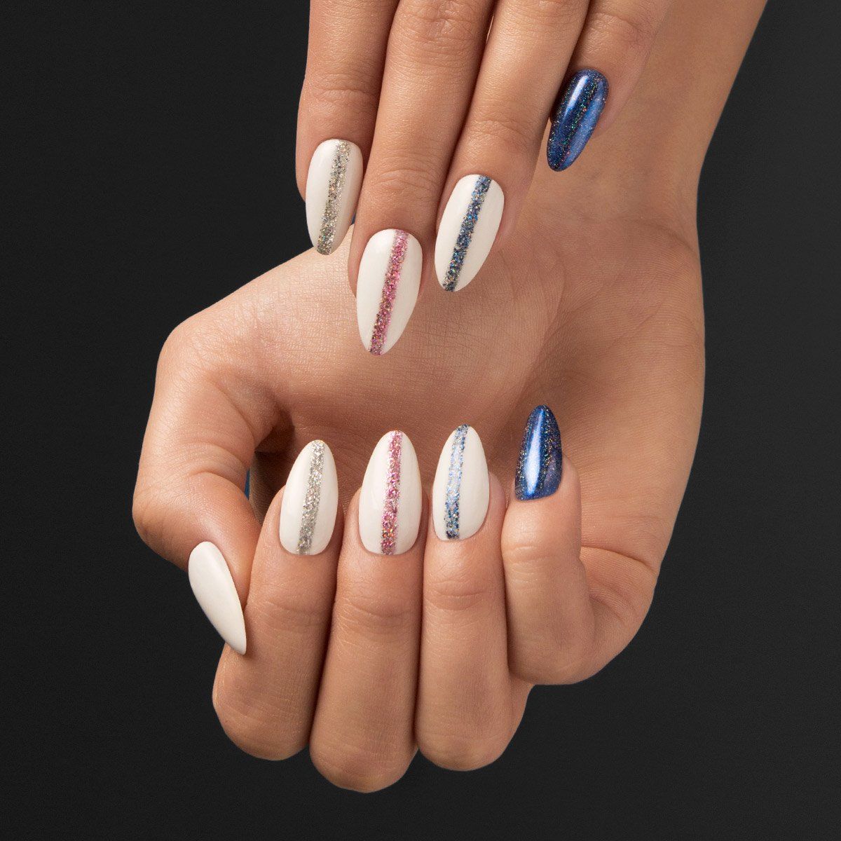 Neglepynt - SemiFlash - Holo Pink 689 - 0,2 gram-Nail Art-Semilac-NR Kosmetik