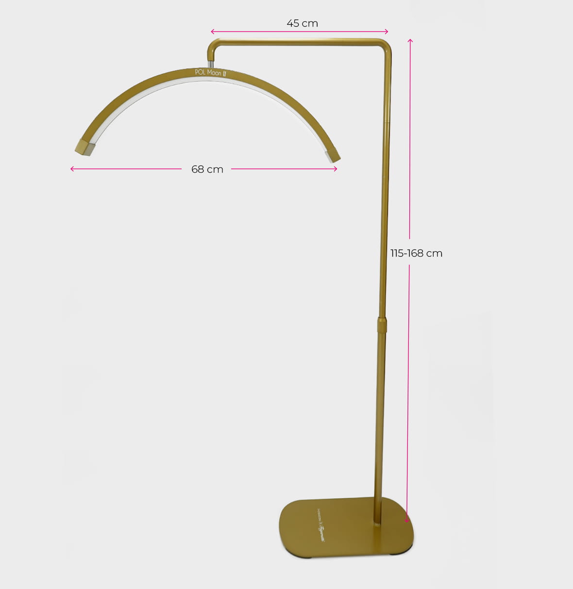 MOON Light med Sten - Guld-LED Lampe-I-Coucou-NR Kosmetik