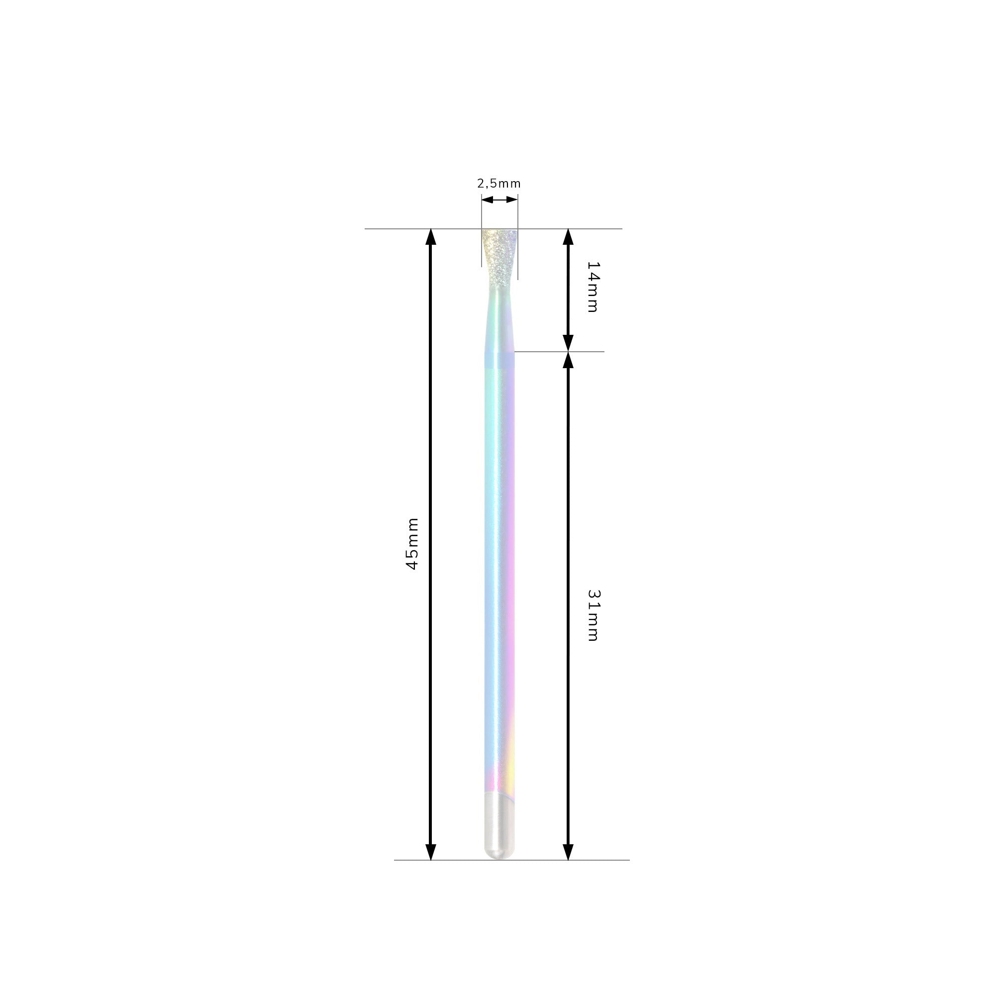 Drill Bit Diamond 720-37 R - Kegle, Rainbow-Bit-ABA-NR Kosmetik