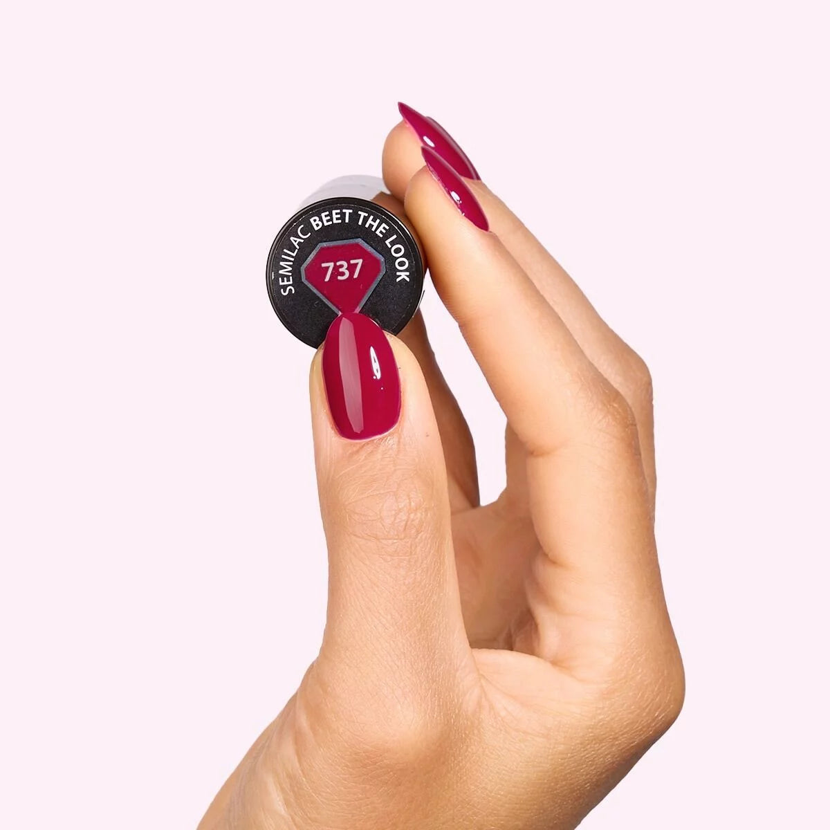 Gelpolish 737 Beet the Look 7 ml -Gelpolish-Semilac-NR Kosmetik