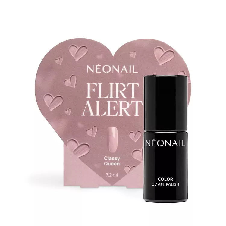 Gelpolish 11627-7 - Classy Queen med hjerte boks FLIRT ALERT - 7,2 ml-Gelpolish-NeoNail-NR Kosmetik