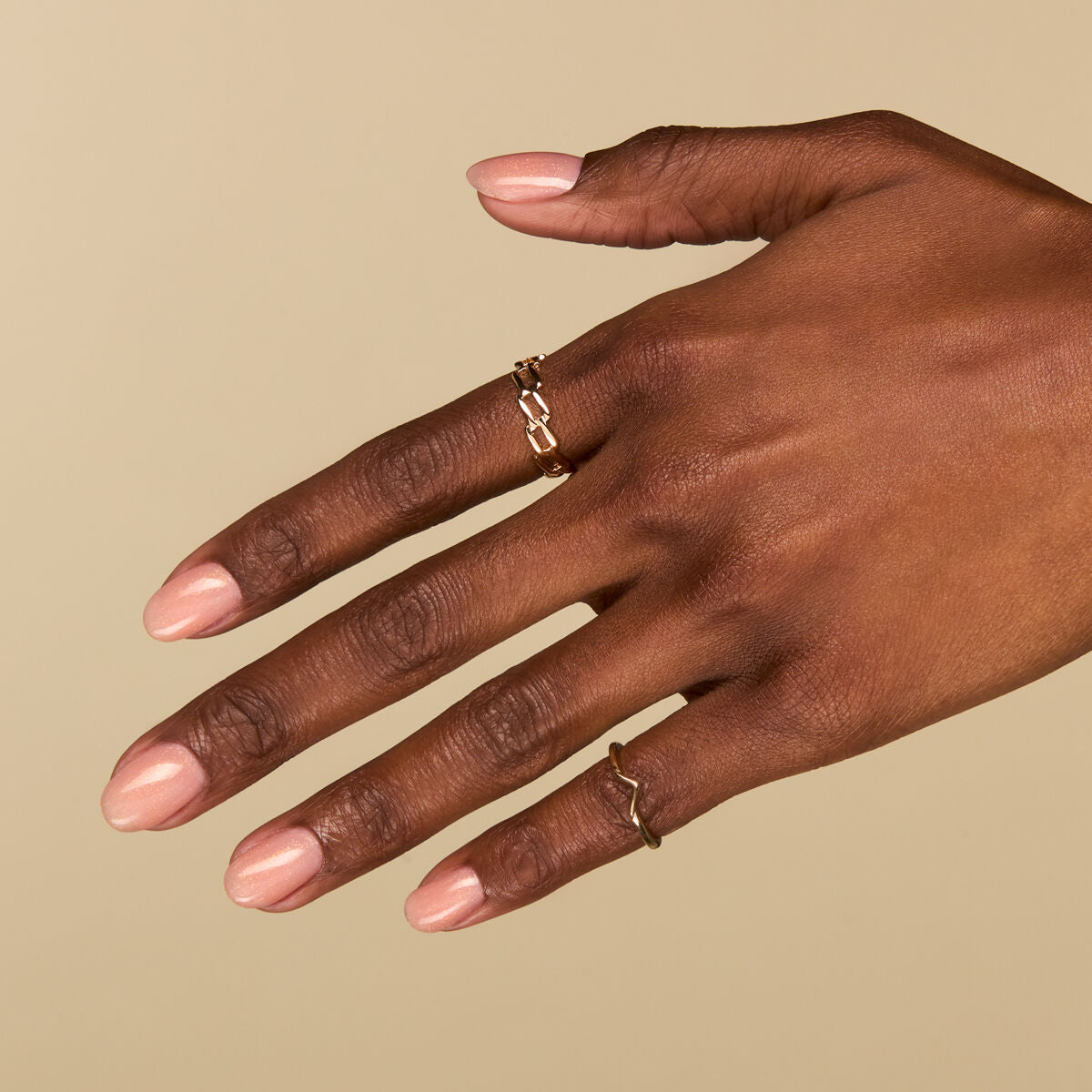 Extend CARE 5i1 Glitter Soft Beige 804 - 7 ml-Gelpolish Opbygning-Semilac-NR Kosmetik