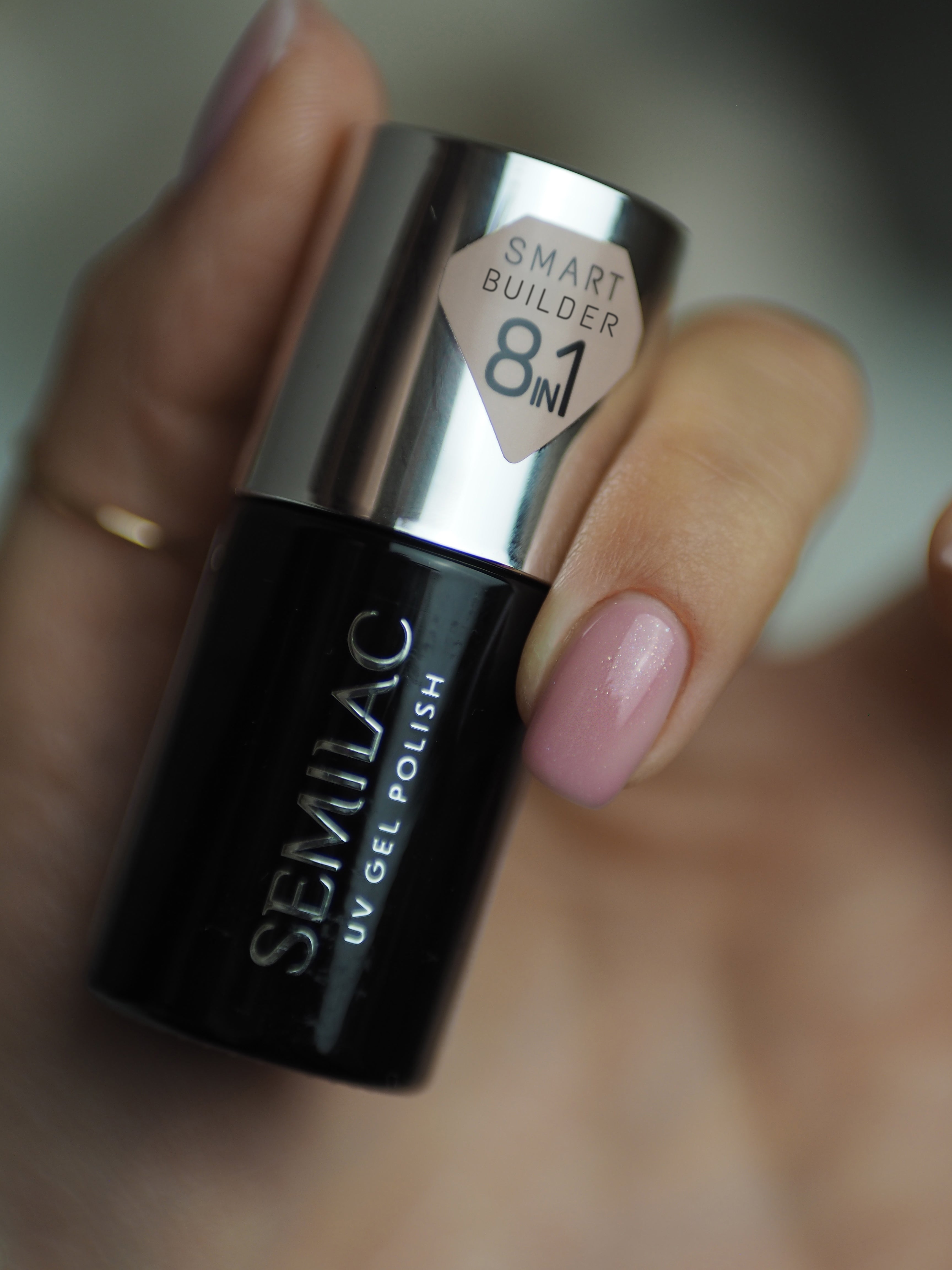 Smart Builder 8in1 - Glitter Dirty Nude 805 - 7 ml-Gelpolish Opbygning-Semilac-NR Kosmetik