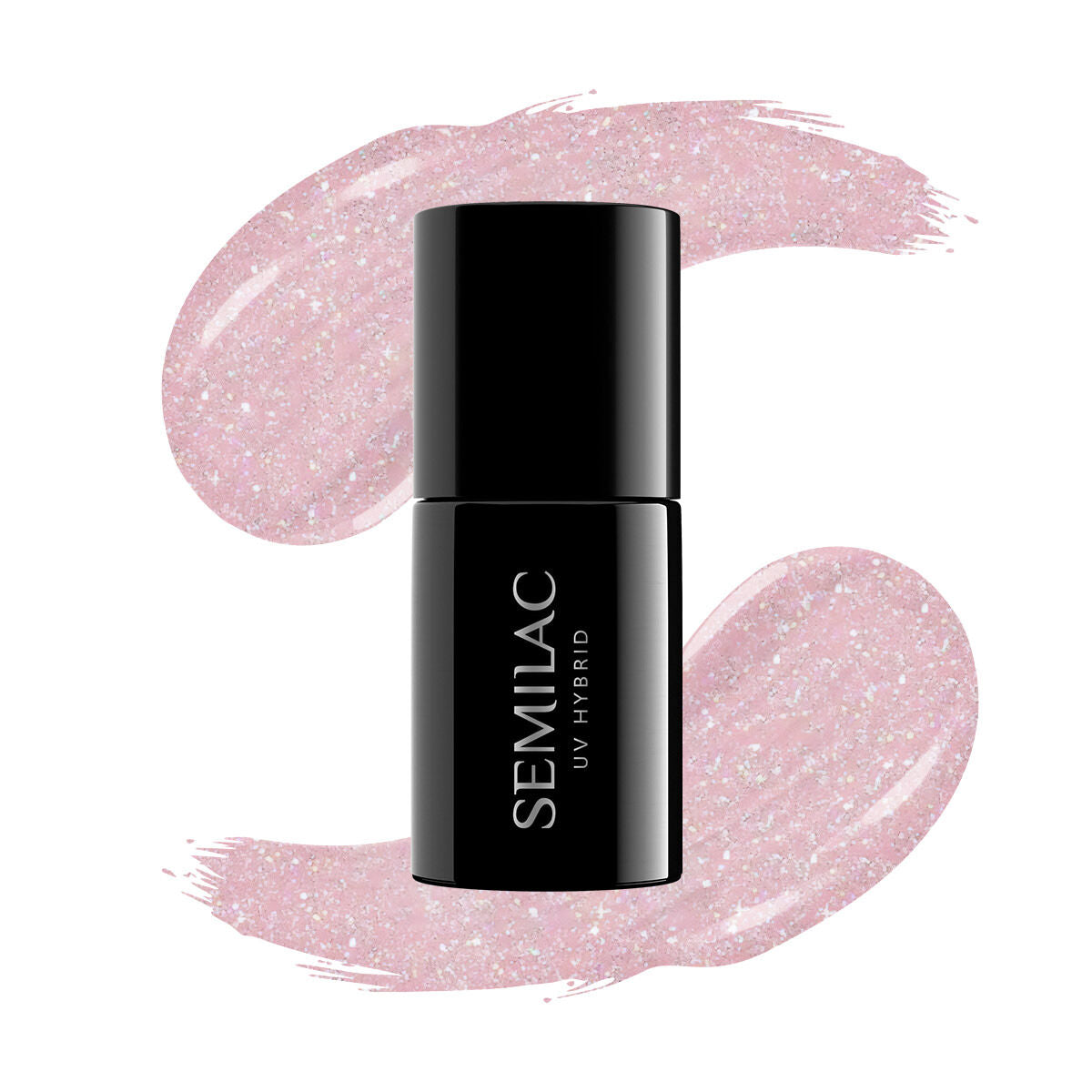 Extend 5i1 Glitter Dirty Nude Rose 805 - 7 ml (INDEHOLDER TPO)-opt-Semilac-NR Kosmetik