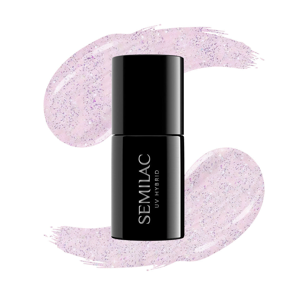Extend 5i1 Glitter Delicate Pink 806 - 7 ml-Gelpolish Opbygning-Semilac-NR Kosmetik