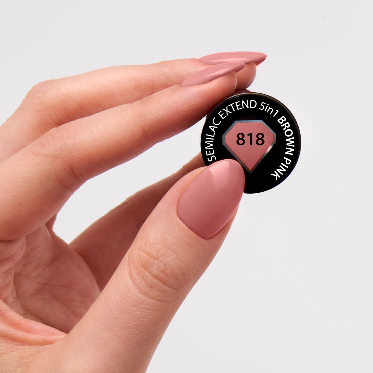 Extend 5i1 Brown Pink 818 - 7 ml-Gelpolish Opbygning-Semilac-NR Kosmetik