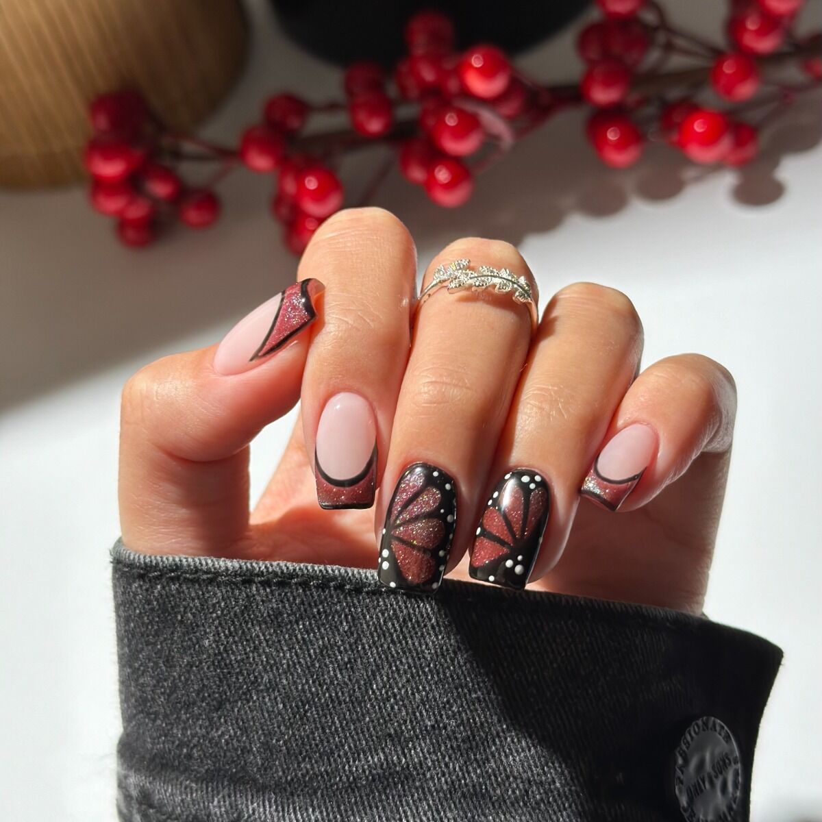 UV Hybrid 824 Digital Red - 7 ml-CAT EYE-Semilac-NR Kosmetik