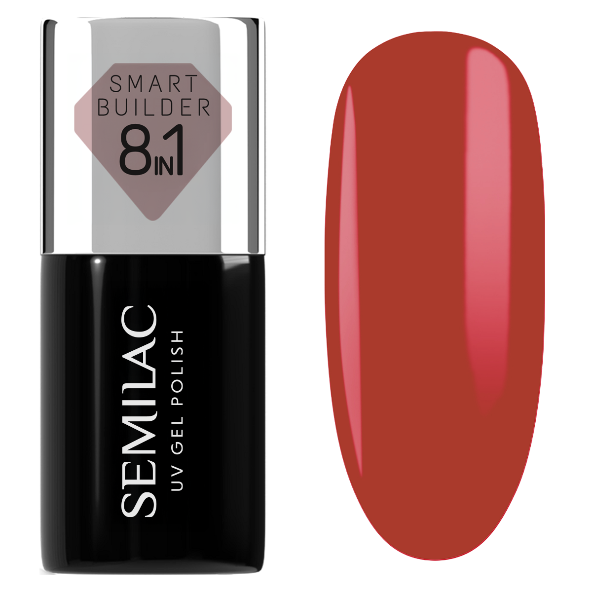 Smart Builder 8in1 - Classic Cherry 827 - 7 ml-Gelpolish Opbygning-Semilac-NR Kosmetik