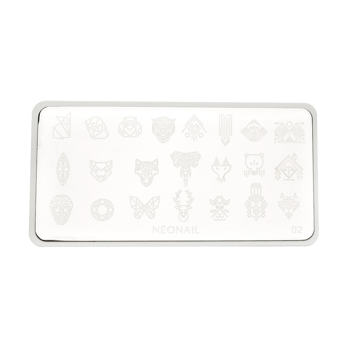 Stamping Plate #2-Neglepynt-NeoNail-NR Kosmetik