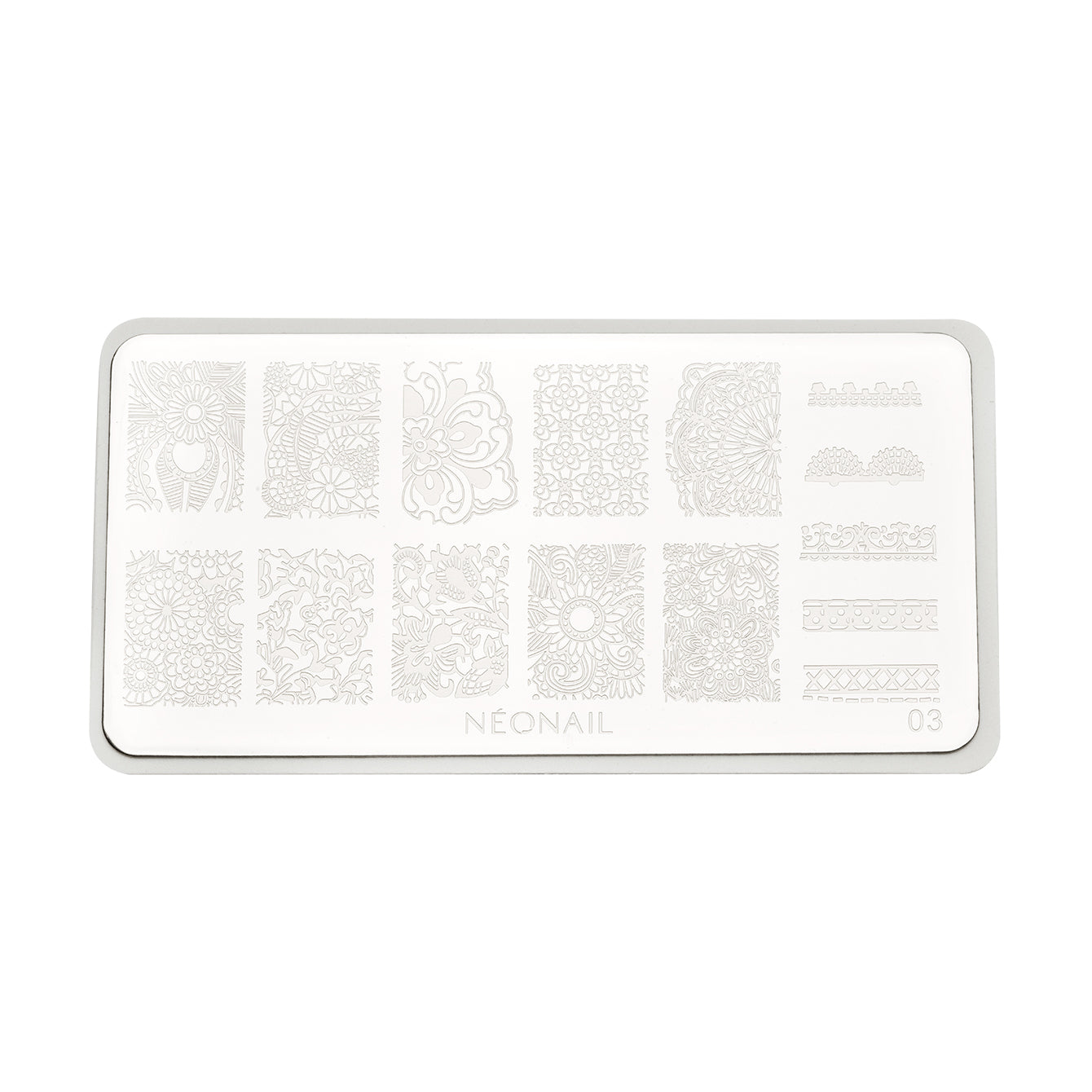 Stamping Plate #3-Neglepynt-NeoNail-NR Kosmetik