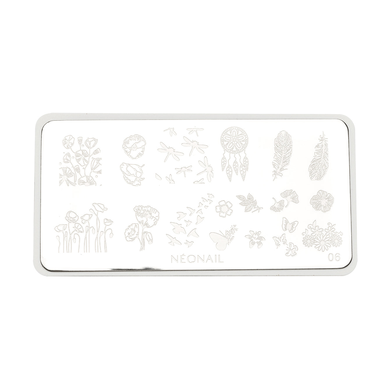 Stamping Plate #6-Neglepynt-NeoNail-NR Kosmetik