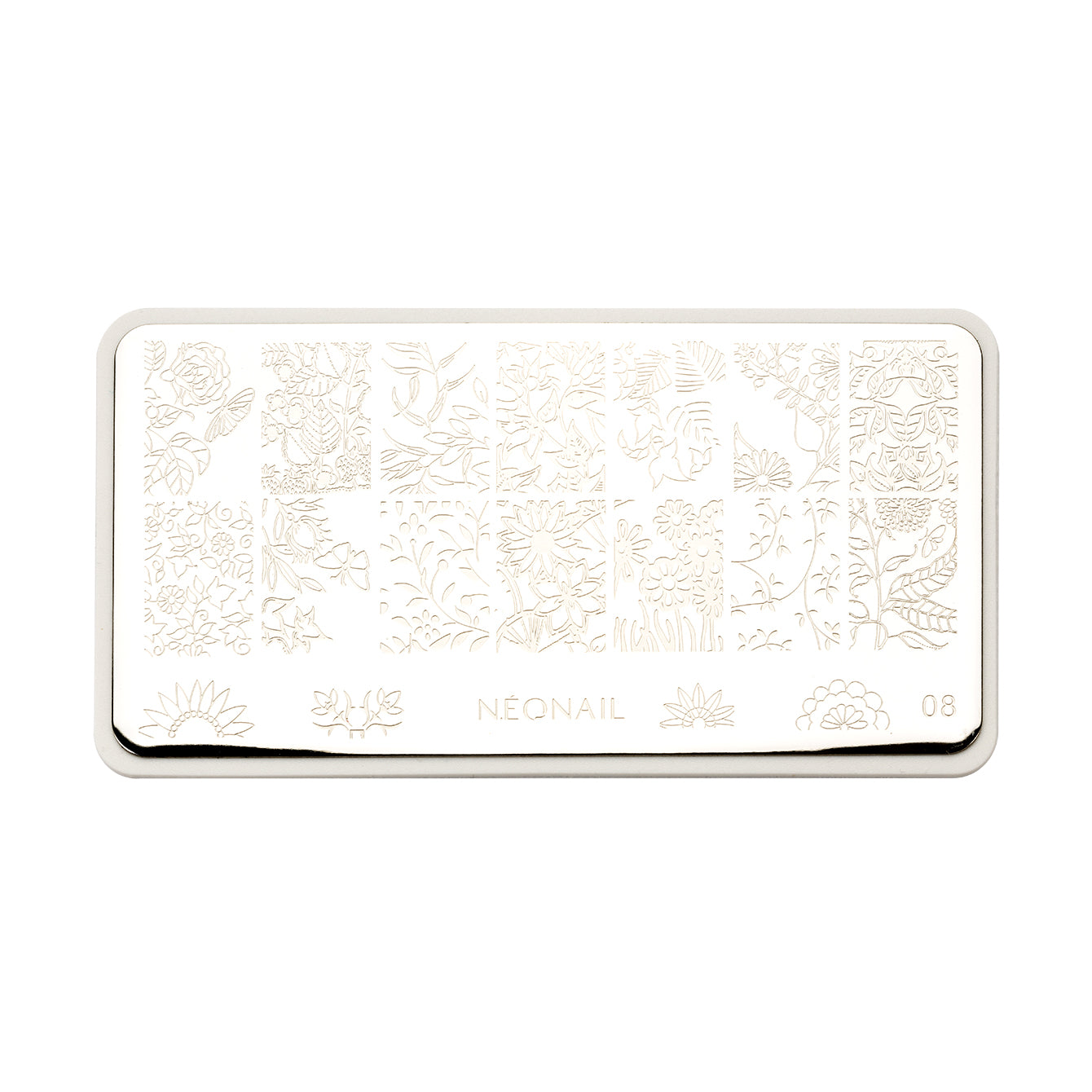Stamping Plate #8-Neglepynt-NeoNail-NR Kosmetik