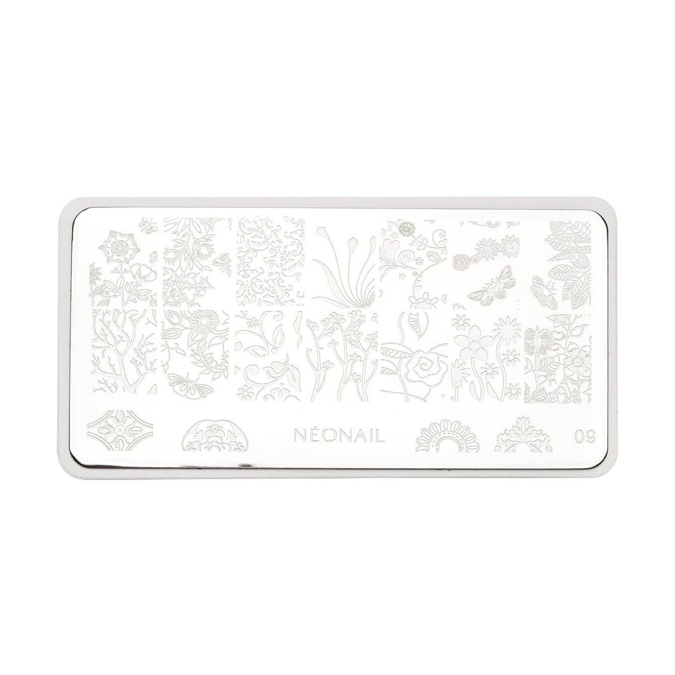 Stamping Plate #9-Neglepynt-NeoNail-NR Kosmetik