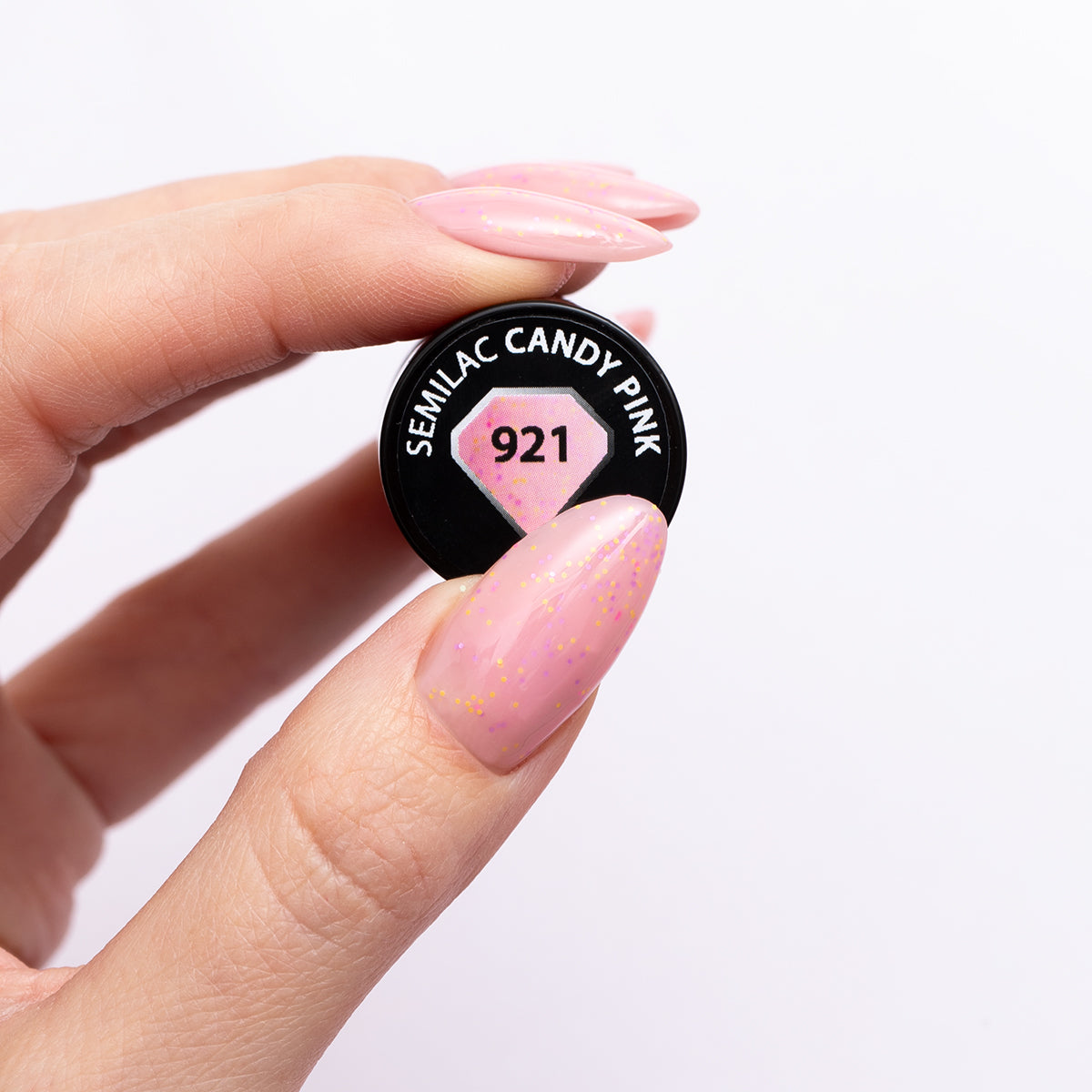 Gelpolish 921 Candy Pink - 7 ml-UV Hybrid-Semilac-NR Kosmetik