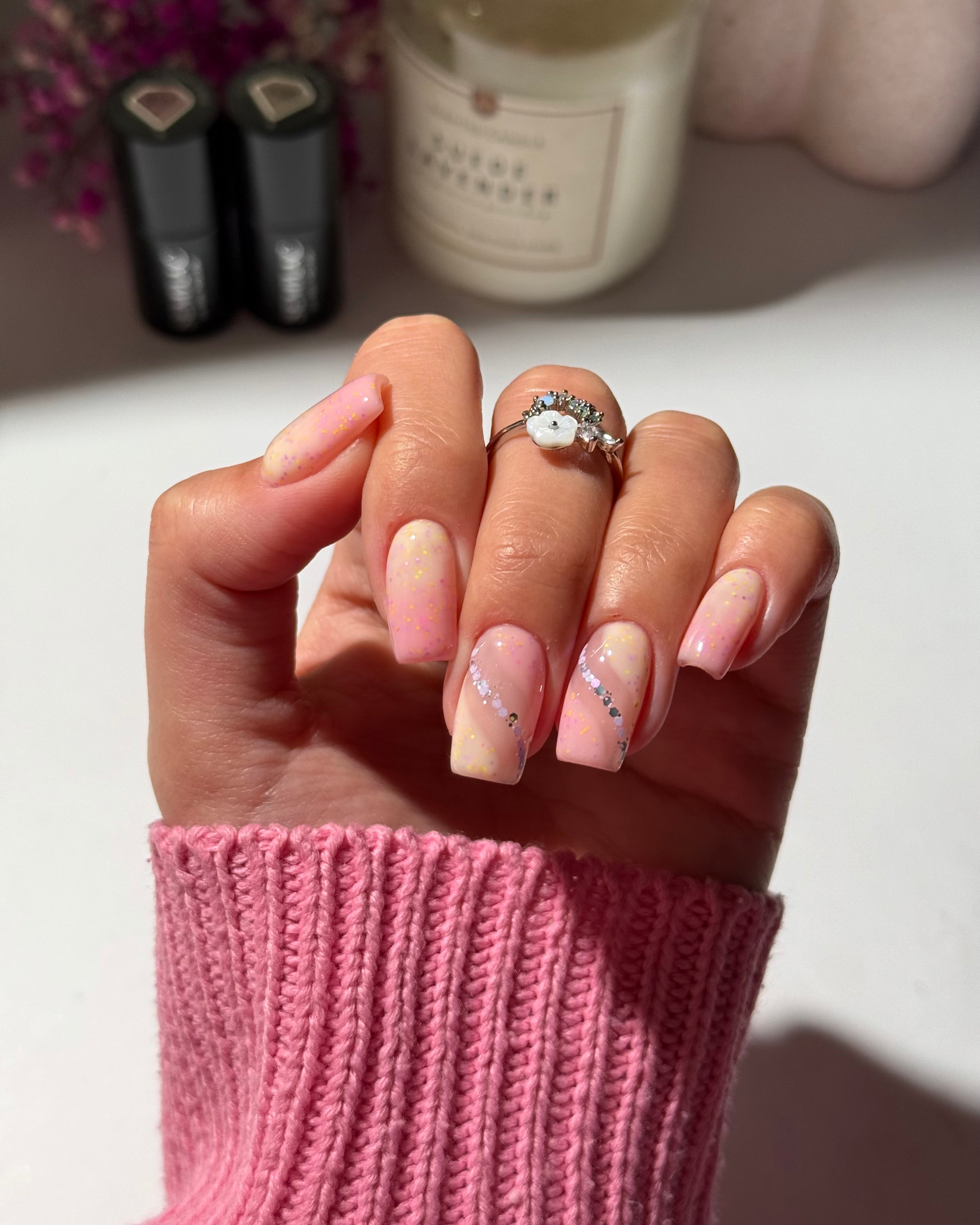 Gelpolish 925 Silver & Violet Drops - 7 ml-UV Hybrid-Semilac-NR Kosmetik